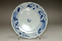 sale: Old imari (1670-late 18c) Antique blue and white arita porcelain plate