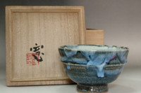 sale: Kawai Kanjiro (1890-1966) Vintage matcha tea bowl