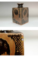 Shimaoka Tatsuzo (1919-2007) Vintage mashiko pottery bud vase #4636