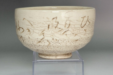 sale: Otagaki Rengetsu (1791-1875) Antique poem carved pottery teabowl