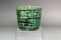 sale: Okabe Mineo (son of Kato Tokuro, 1919-1990) VIntage oribe glazed cup