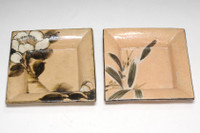 sale:  Ogata Kenzan (1663-1743) Set of 2 antique painted plates