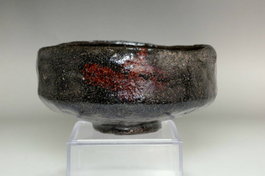 sale:  Raku Kichizaemon 5th Sonyu (1664-1716) Antique kuro-raku teabowl