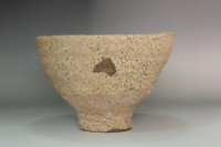 sale: Antique Korean large pottery Ido teabowl