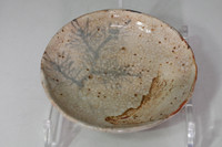 Kato Shuntai (1802-1877) Antique shino pottery plate #4881