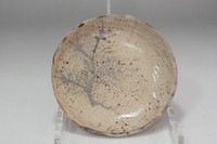 Kato Shuntai (1802-1877) Antique shino pottery plate #4884