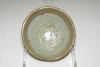 Antique Korean celadon deep plate #4900
