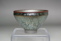 Hashimoto Daisuke (1972- ) Tenmoku pottery sake cup #4901