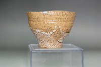 Antique small Korean pottery "Ido" cup #4912
