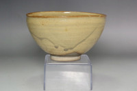 Kato Shuntai (1802-1877) Antique Kizeto tea bowl #4929