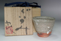 Koie Ryoji (1938-2020) Tokoname pottery sake cup #4939