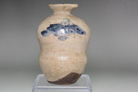 Tamai Rakuzan (1942-1990) Vintage Rakuzan pottery bud vase #4944