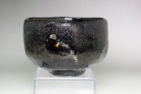 Nakamura Donen (1876-1937) Antique kuro-raku tea bowl #4945