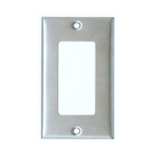 1 Gang Stainless Steel Decora Wall Plate Cover iLumina Lighting