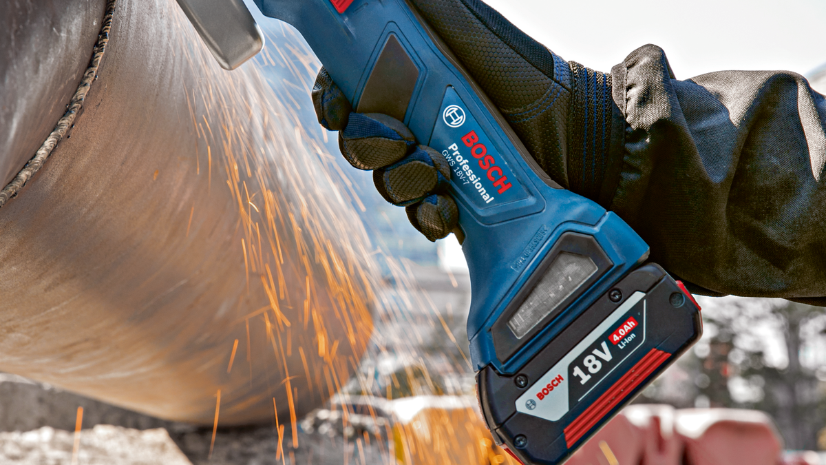 Bosch 18V-7 115mm Angle Grinder (Body Only) (06019H9003)