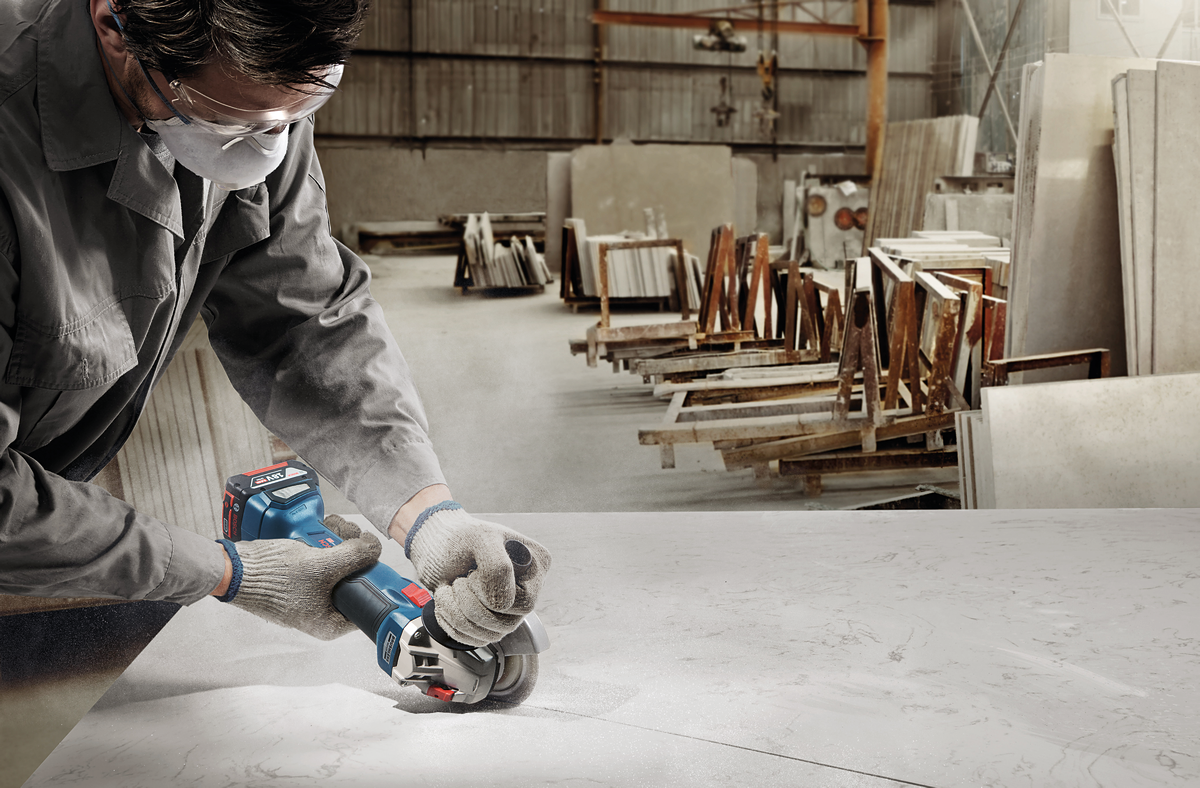Bosch GWS 18V-10 Cordless Angle Grinder Body Only (L-Boxx) (06019J4001)