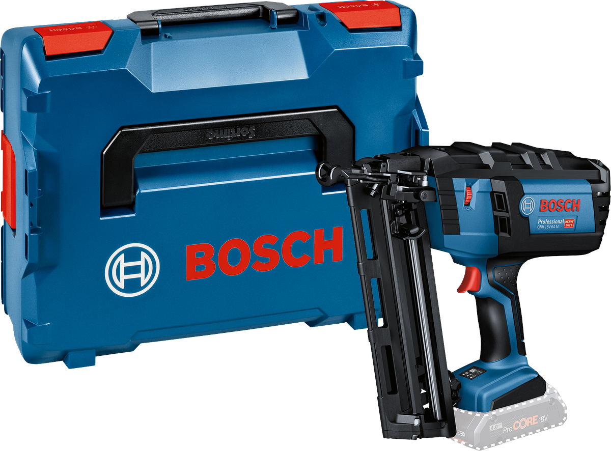 Bosch GNH 18V-64 M Cordless Second Fix Nailer Body Only (L-Boxx) (0601481001)