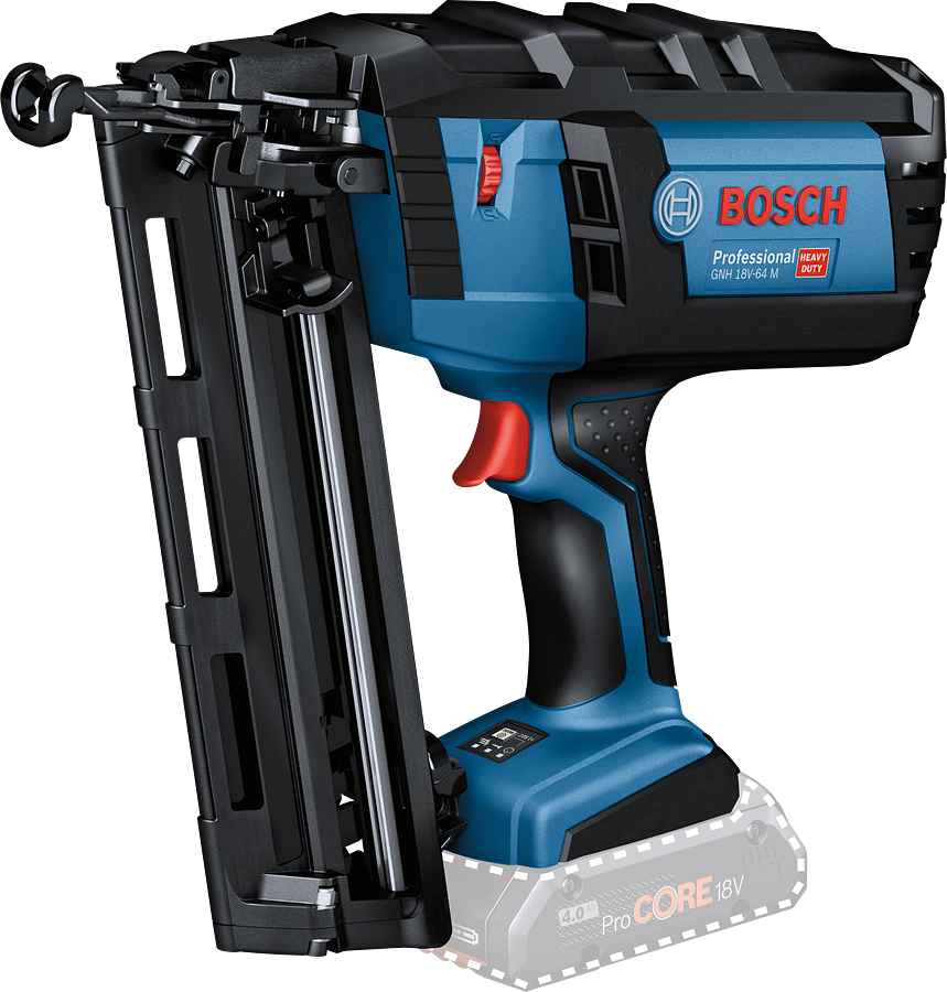 Bosch GNH 18V-64 M Cordless Second Fix Nailer (0601481000)
