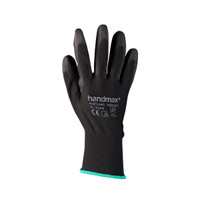 Handmax Portland Black PU Coated Gloves (Portland)