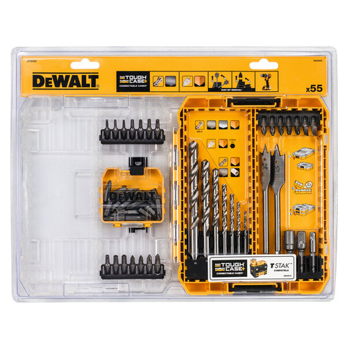 Dewalt 55pc Drill Bit Set in Kitbox (DT70757)