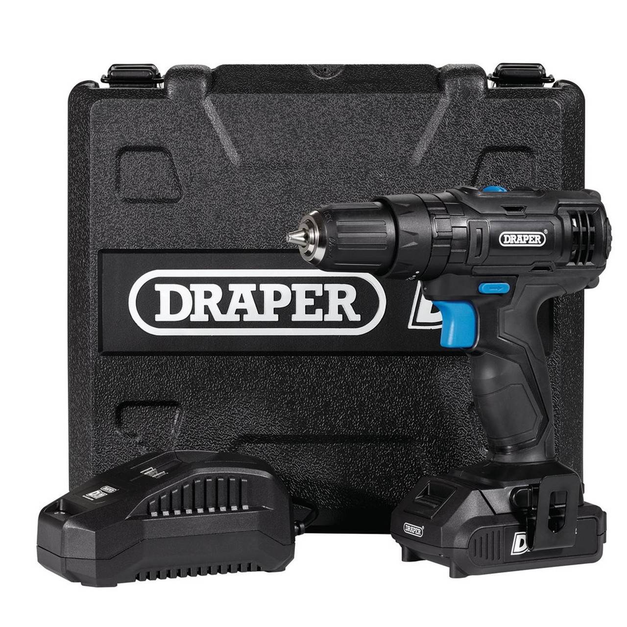 Draper D20 20v Li Ion Combi Drill with 13 Bits