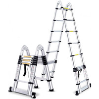 Aluminium A-Frame Telescopic Ladder (2.2 x 2.2M) (PTLD1744A)
