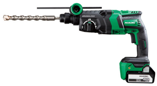 Hikoki 18V Rotary Hammer Drill 26mm SDS-Plus (Pistol) - (Body only) (DH18DPCW2Z)