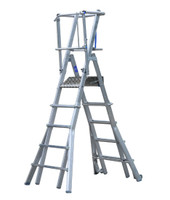 Extendable Aluminium Podium Ladder
