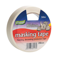 Ultratape White Masking Tape 24mm X 50m