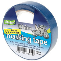 Ultratape Blue UV Resistant Masking Tape 25mm x 50m