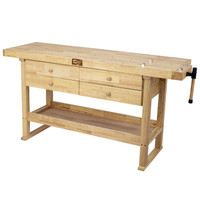 Sip Professional Hardwood 4 Drawer Workbench (01460)