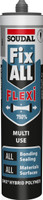 Soudal Fix All Flexi Sealant Adhesive (Grey) - 290ml (106037)