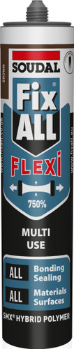 Soudal Fix All Flexi Sealant Adhesive (Brown) - 290ml (106038)