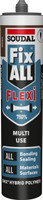 Soudal Fix All Flexi Sealant Adhesive (Black) - 290ml (106039)