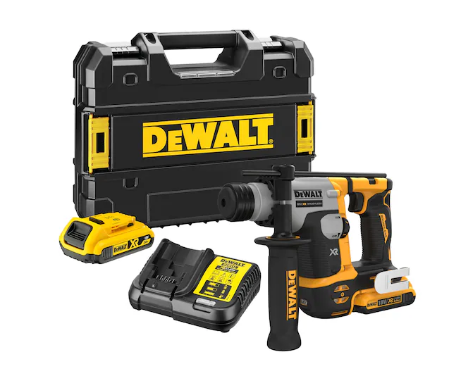 Dewalt 18V XR Brushless SDS Plus Hammer Drill 2 x 2 Ah