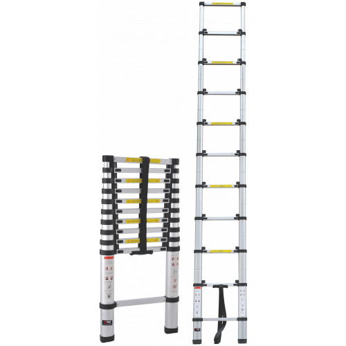 ProTool Rung Aluminium Telescopic Ladder (3.2 Metre)