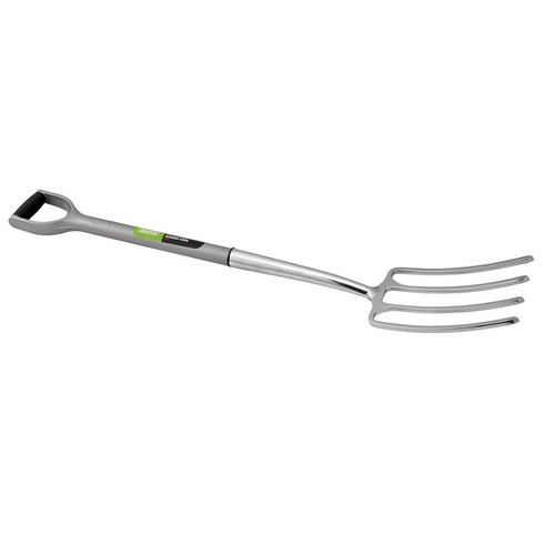 Draper Extra Long Stainless Steel Garden Fork with Soft Grip (83753)