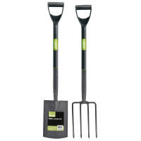 Draper 2 Piece Carbon Steel Fork And Spade Set (Black) (83791)
