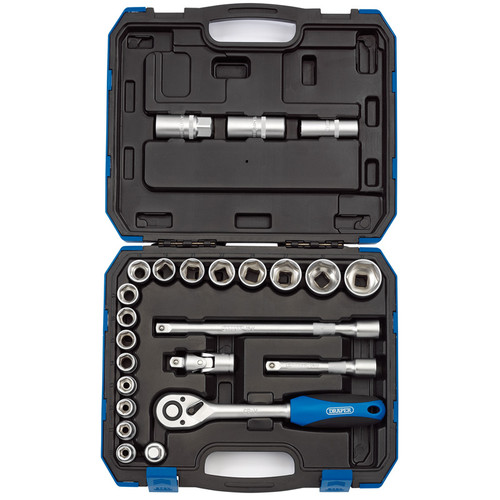 Draper 24Pc 1/2" Metric Socket Set (16362)