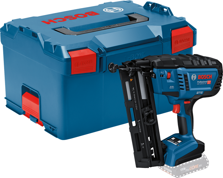 Bosch GNH 18V 64 2 M Cordless Second Fix Nailer Body Only L Boxx 0601482001