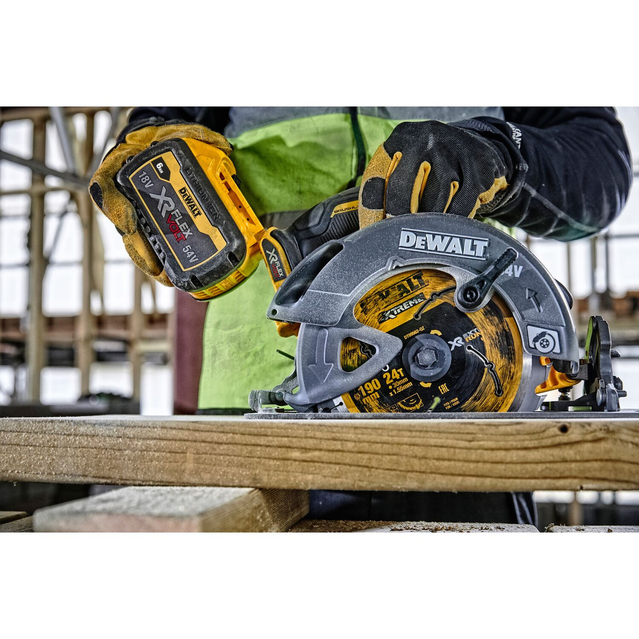 Dewalt DCS578T2 54V 190mm Circular Saw (2x6Ah) (DCS578T2-GB)