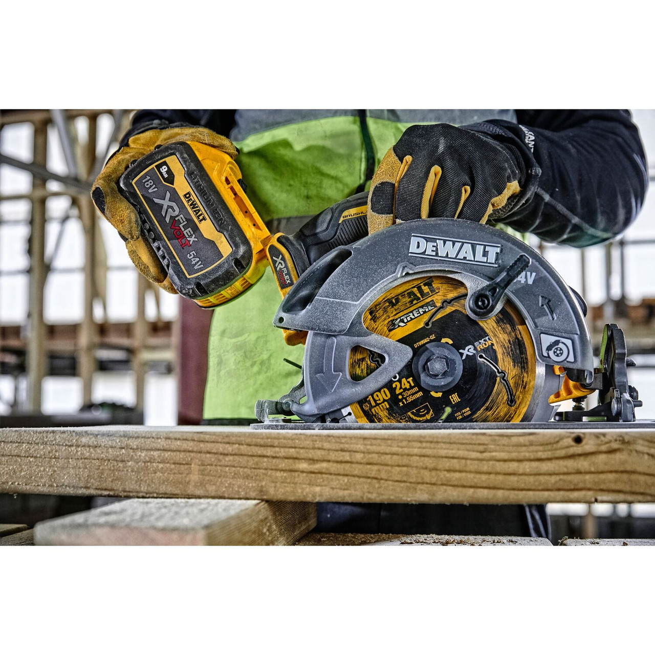 Dewalt DCS578X2 54V 190mm Circular Saw (2x6Ah)