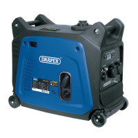 Draper Petrol Inverter Generator with Wheels (2300W) (95197)