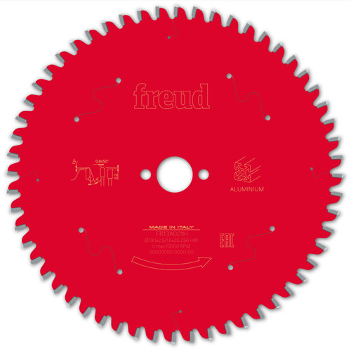 Freud HH Aluminium 190 x 20 x 2.5/1.6 x T56 Circular Saw Blade (F03FS09814)