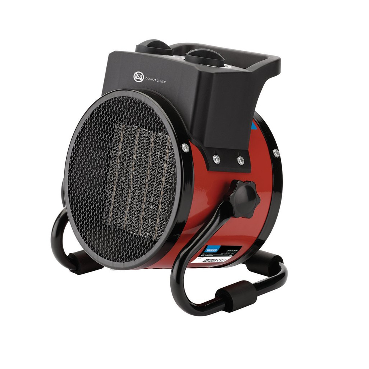 Draper 230V PTC ELECTRIC SPACE HEATER, 2KW, 6800 BTU