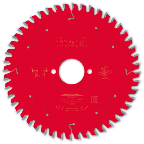 Freud Wood Circular Saw Blade 160mm x 30mm x 2.4mm x 48T (F03FS09685)