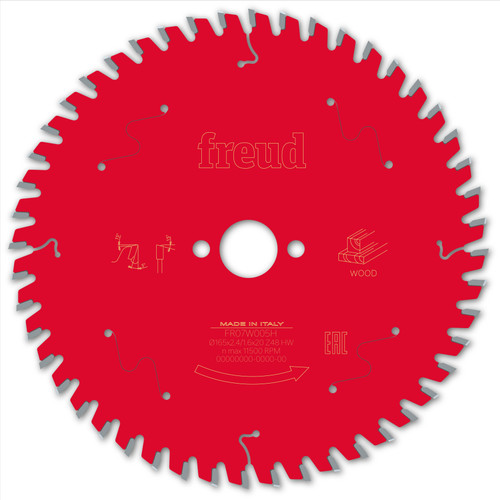Freud Wood Circular Saw Blade 165mm x 20mm x 2.4mm x 48T (F03FS09690)