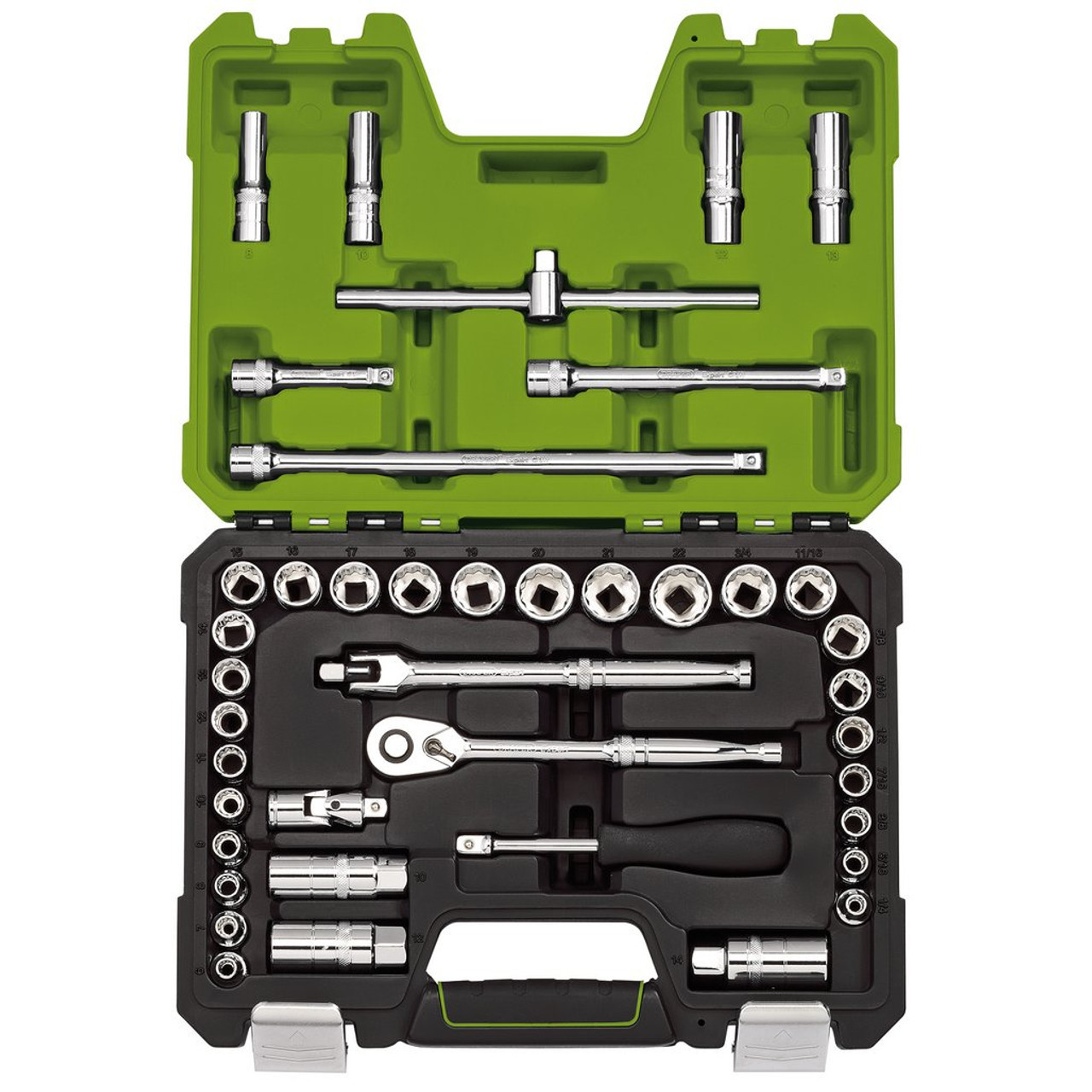 Draper Expert MM/AF Combined Socket Set, 3/8" Sq. Drive (41 Piece) (04464)