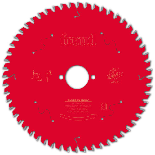 Freud Wood Circular Saw Blade 190mm x 30mm x 2.4mm x 56T (F03FS09720)