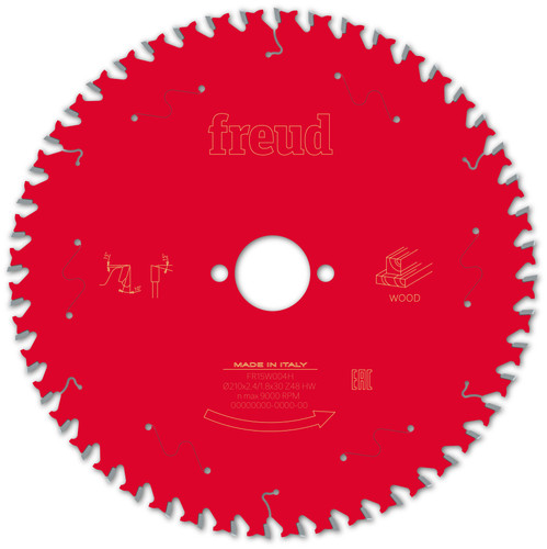 Freud Wood Circular Saw Blade 210mm x 30mm x 2.4mm x 48T (F03FS09726)